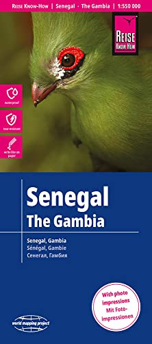 Senegal & The Gambia GPS: world mapping project (Senegal / the Gambia (1:550.000))