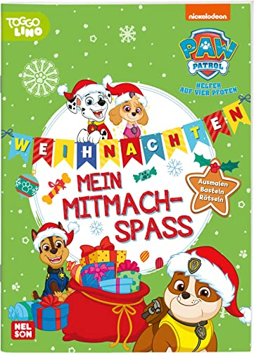 PAW Patrol Kindergartenheft: Weihnachten - Mein Mitmach-Spaß: Malen, Basteln und Rätseln in der Adventszeit | Für Kinder ab 3 Jahre