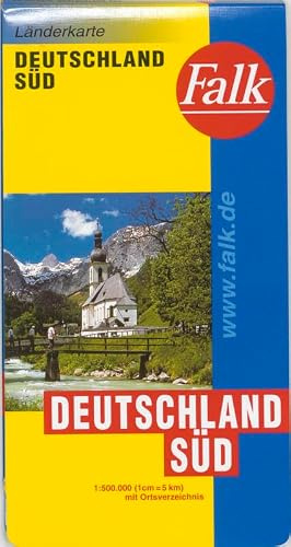 Falk Länderkarte Deutschland Süd 1:500 000