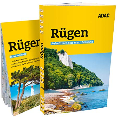 ADAC Reiseführer plus Rügen mit Hiddensee und Stralsund: Mit Maxi-Faltkarte und praktischer Spiralbindung
