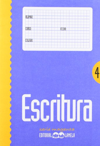 Cuaderno Aprendizaje LAMELA Escritura Nº4 Cuadrovía 8 mm.