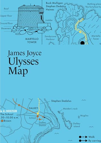 James Joyce: Ulysses Map (Paris Grafik's Literary Maps)