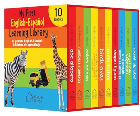 My First English - Español Learning Library (Mi Primea English - Español Learning Library) : Boxset of 10 English - Spanish Board Books