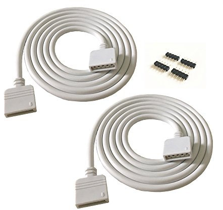 RGBW-Verlängerungskabel, 1 m, 5 Farben, für SMD 5050, 3528, 2835, RGBW LED-Lichtstreifen, 2 Stück