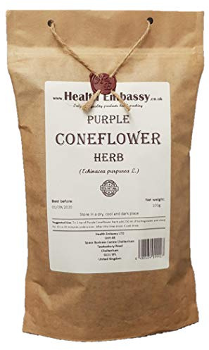 Health Embassy - Purpur Sonnenhut Kraut (Echinacea Purpurea L) - Purple Coneflower Herb (50g)