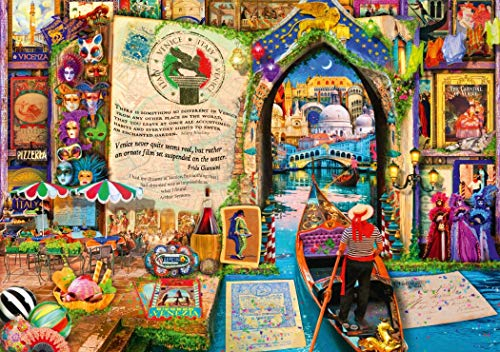 Bluebird Life is an Open Book Venice Jigsaw Puzzle (1000 Pieces)
