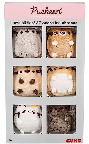 MELARQT GUND Pusheen Comic-Sammler 6er Set Plüsch Stofftier Katze