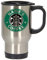 Personalised Silver Travel Mug Cup Your Name Printed Mug Coffee Tea Cup. (Silver Travel Mug) by CiderPressMugs® 15oz Stainless Steel