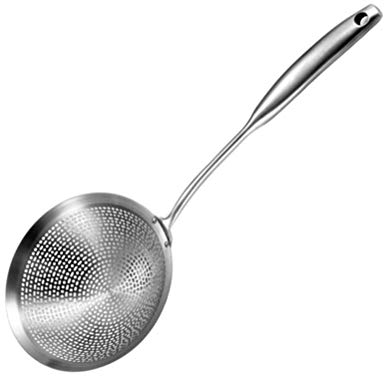 Cabilock Nouilles Asiatiques Écumoire à Fentes Louche Écumoire Cuillère Passoire Grande Cuillère à Écumoire Petite Cuillère Trouée Passoire Louche Pâtes Tortellini Engrener Asie