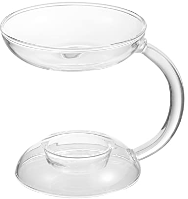 1stk Aromalampen Teelicht-ölwärmer Teelichthalter Kristall Ätherisches Öl Wärmer Aromaöl Diffusor Wärmender Öldiffusor Duftender Ölwärmer Duftkerzenhalter Hochzeit Öllampe Glas