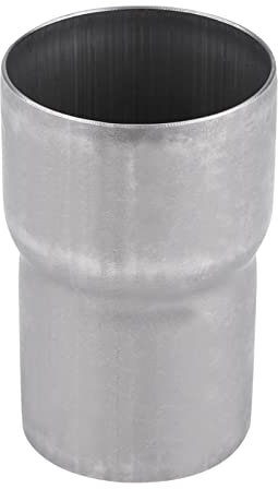 Adaptateur de tuyau d'échappement，51mm to 60mm Liaison Entre le Tuyau et le pot D'échappement Adaptateur de Connecteur de Silencieux d'Adaptateur de Moto en Acier Inoxydable