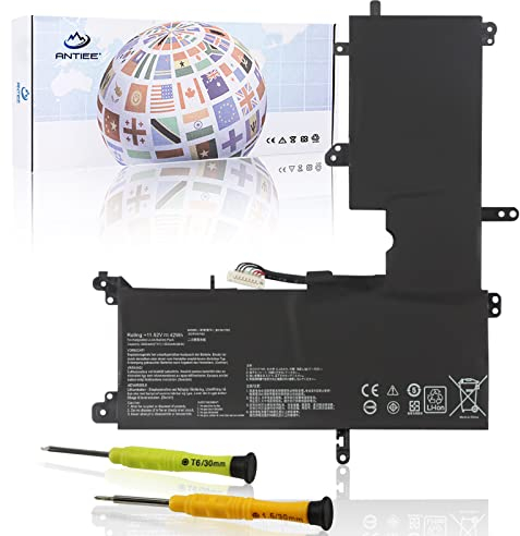 ANTIEE New B31N1705 Laptop Battery Compatible with ASUS VivoBook Flip 14 TP410 TP410U TP410UA TP410UF TP410UR TP410UAR ZenBook Flip 14 UX460UA Series Notebook 3ICP5/57/80 11.52V 42Wh 3653mAh
