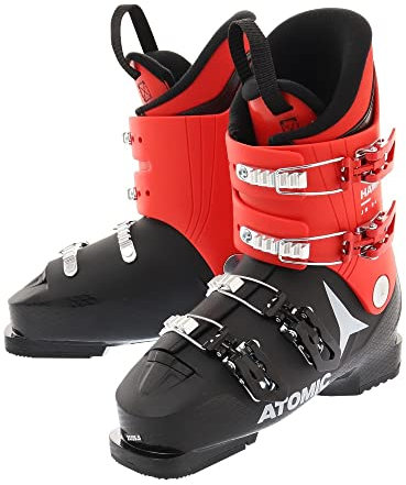 ATOMIC HAWX Jr R4 Schwarz/Rot Skischuhe, Negro y Rojo, 41 EU