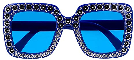 Boland 61992 - Partybrille Bling Bling, Kostüm Zubehör, Puplic Viewing, Mottoparty, Geburtstag, EM, WM, Fanartikel