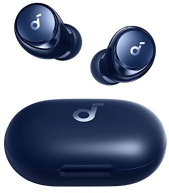soundcore by Anker Space A40 Auto-Adjustable Active Noise Cancelling Wireless Earbuds, Reduce Noise by Up to 98%, 50H Playtime, Hi-Res Sound, Comfortable Fit, App Customization(Renewed)