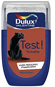 Dulux Valentine Peinture Testeur Crème de Couleur - Murs et Boiseries - Mat - Couleur Tomette 30 ml