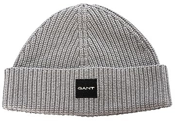 GANT Herren Wintermütze Baumwollmütze Rib Knit Beanie