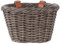 AVASTA Woven Mini Kinder Fahrradkorb für 12 14 16 Zoll Mädchen Jungen Fahrrad, Kinder Fahrrad Zubehör, Größe S, Schwarz