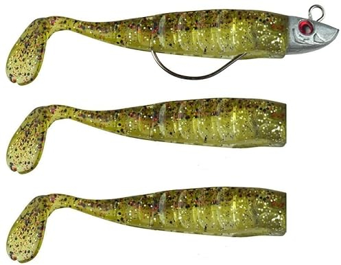 Gummifisch mit Offsethaken 3er Set 11cm 25g #05