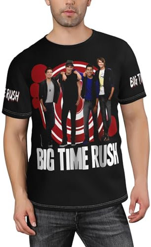 Pop-Band-T-Shirt für Herren, T-Shirt zum Gedenken an Rockband für Herren – kurzärmliges T-Shirt mit klassischem Druck, Geschenk für einen Freund S