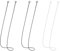 3 Ohrstöpsel-Lanyard, Ohrstöpsel-Sicherheitsverbindungskabel, Ring-Ohrstöpsel-Lanyard, Ohrstöpsel-Sicherheitsseil