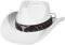EOZY Cowboy Cowgirl Hut für Frauen Männer Wildleder Cattleman Hut Western Cowboy Party Hut abnehmbares Hutband
