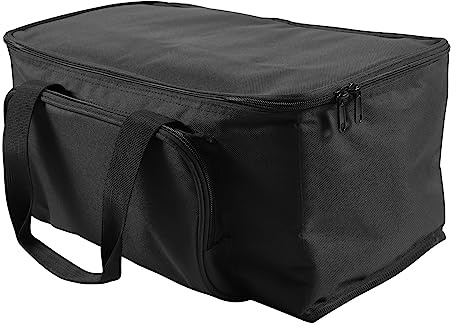 GdjRttk LED-Scheinwerfertasche Kapazität für 4 Stück LED-Scheinwerfer, Scheinwerfertasche mit 4 abnehmbaren Trennwänden