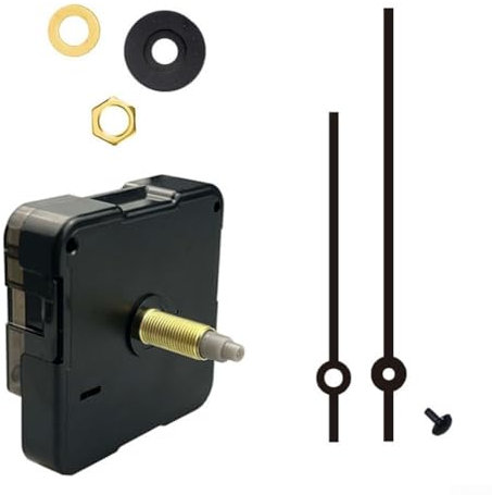 Quarz-Pendeluhr-Uhrwerk-Mechanismus DIY-Reparaturteile Ersatz lautloses Quarzuhrwerk mit Zeigern und Pendel für DIY-Uhr-Reparatur (B)