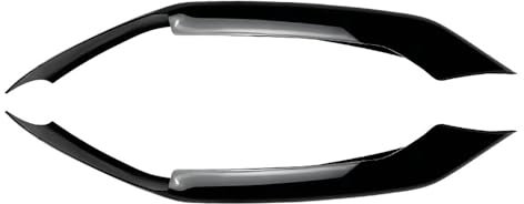 zjlgs Front Stoßstange Diffusor Seite Splitter Spoiler Lippe für BMW 5 Series G30 G31 LCI M Sport 2021-2023, Front Stoßstange Splitter Canard Diffusor,A