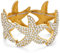 LILIE&WHITE Armband für Frauen Seestern Armreif mit Kristallen für Damen – Luxuriöser Goldener Armreif im Maritimen Design, Funkelnder Schmuck für Besondere Anlässe