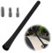 Antenne Voiture Universelle 16cm, Antenne Radio Voiture avec Réception AM FM Dab de Haute Qualité, Antenne Voiture Courte Remplacement Courte avec 3 Vis M4/M5/M6, Mini Antenne Toit Voiture