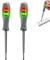2-Pack Electrical Tester Pens, 2-in-1 Voltage Tester Screwdrivers with High Torque Magnetic Heads, Portable Electricity Circuit Detector Screwdriver Set (Flathead)