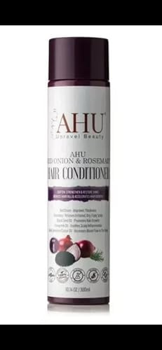 AHU Red Onion & Rosemary Hair Shampoo, Anti-Dandruff and Hair Growth Formula, 300ml