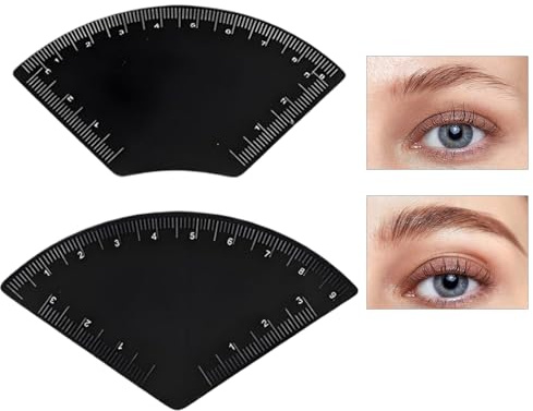 Strumento Per La Mappatura Delle Sopracciglia | 2 Pezzi Disegno Veloce Mappatura Semplice Modellatore Di Precisione,Stencil Per Design E Misura Delle Sopracciglia | Per Uso Casa,