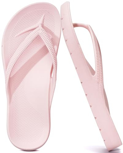 VIVASUN Infradito Uomo Donna con Supporto Plantare, Flip Flop Antiscivolo per Piscina e Spiaggia, Ciabatte Estive Comode e Leggere