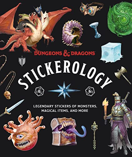 Dungeons & Dragons Stickerology: Legendary Stickers of Monsters, Magical Items, and More: Legendary Stickers of Monsters, Magical Items, and More: ... Water Bottles, Laptops, Planners, and More