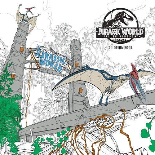 Jurassic World: Fallen Kingdom Adult Coloring Book