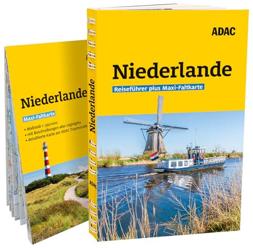 ADAC Reiseführer plus Niederlande: Mit Maxi-Faltkarte und praktischer Spiralbindung