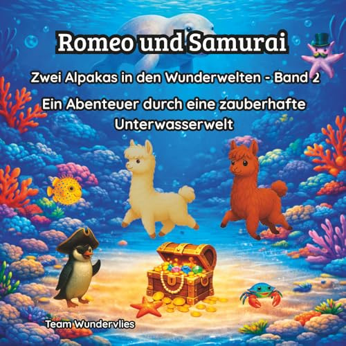 Romeo und Samurai - Zwei Alpakas in den Wunderwelten: Ein Abenteuer durch eine zauberhafte Unterwasserwelt