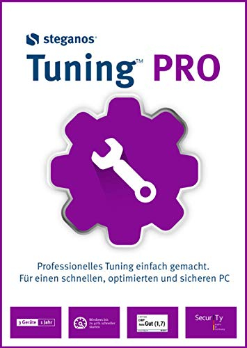 Steganos Tuning PRO - Professionelles Tuning leicht gemacht! Windows 10|8|7 [Download]