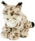 Teddys Rothenburg Kuscheltier Luchs sitzend blond/schwarz 27 cm Plüschluchs Plüschraubkatze Uni-Toys