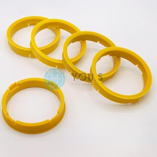 5 x ZENTRIERRINGE DISTANZRING für ALUFELGEN S52 73,1-65,1 mm CMS, DBV, Proline Wheels, Schmidt Revolution