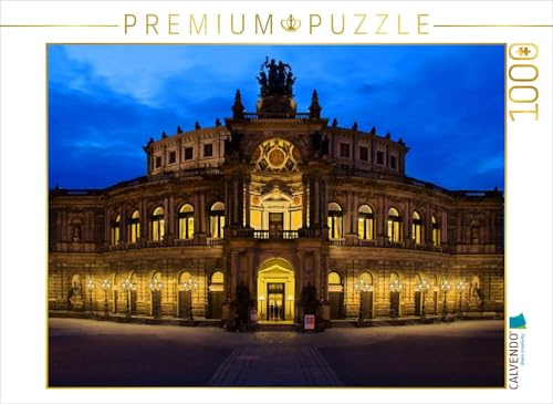 CALVENDO Puzzle Dresden Semperoper | 1000 Teile Lege-Größe 64 x 48 cm Foto-Puzzle für glückliche Stunden