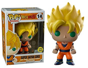 Dragon Ball Z Funko POP Vinyl Figure - Glow in the Dark Super Saiyan Goku