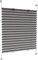 Victoria M. Praktica Plissee ohne Bohren, zum Klemmen Sichtschutz Fenster, Sonnenschutz, Polyesterstoff, 45 x 120 cm, Grau