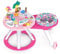 Bright Starts, Around We Go Tropic Coral 2-in-1 Spielstation & Lauflernwagen, Spieletisch mit Lichtern & Musik, 10 Aktivität Spielzeug, motorische Entwicklung, rosa, ab 6 Monaten