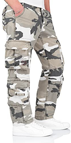 Surplus Raw Vintage Airborne Slimmy Herren Cargo Vintage Hose, Urban, S