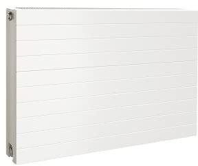 Stelrad White Horizontal Lined Front Designer Radiator - Manufacturer Direct - 10 Yr Warranty 600mm x 1000mm K2