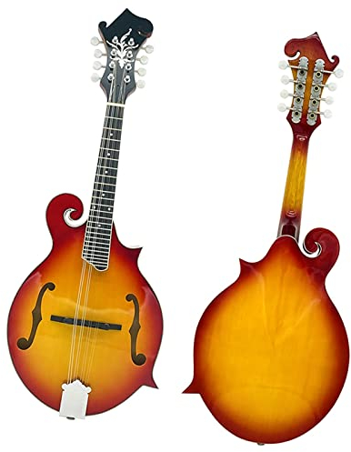 Mandoline Mandoline-Saiteninstrument Achtsaitiges F-Typ-Mandala Mandolinen-Instrument für Anfänger
