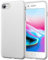 JETech Silicone Case for iPhone SE 3/2 (2022/2020 Edition), iPhone 8 and iPhone 7, 4.7-Inch, Silky-Soft Touch Full-Body Protective Case, Shockproof Cover with Microfiber Lining (Light Grey)